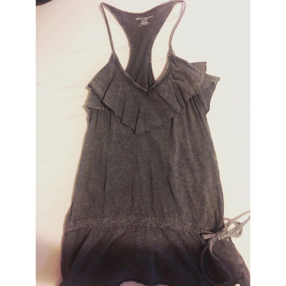 DKNY Steel Gray Tank Top